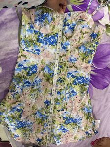 Savana Floral Strappy Tagged Dress