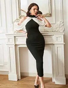 Chic Black &amp; White Dress