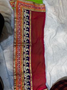 Elegant Embroidered Saree