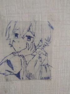 anime caricatured sticker