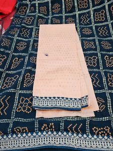 Bandhani saree with blouse