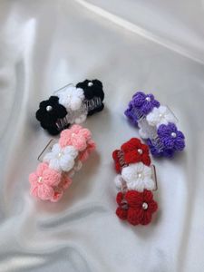 Crochet Claw Clips 💗