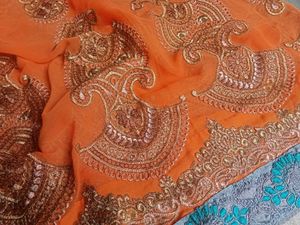 Beautiful Double Shed Saree For Party And Wedding