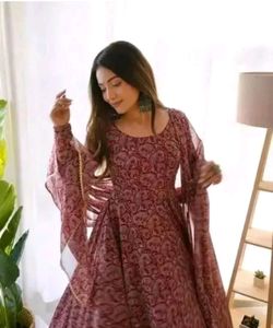 Anarkali Suit With Dupatta Xxl