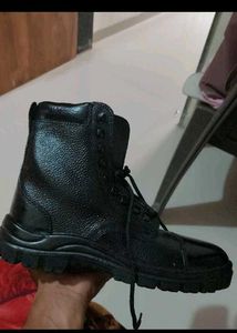 Black Leather Ankle Boots