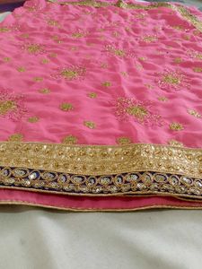 Beautiful Pink Saree For Women