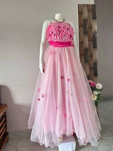 Pink ball gown