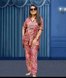 New/Unused Rajasthani Print Cord Set