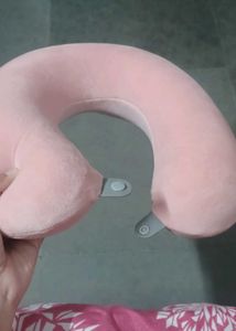 Pink Travel Neck Pillow From Miniso