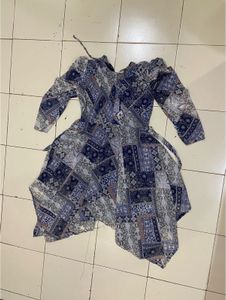 Patterned Midi Dress