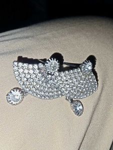 Sparkling Rhinestone Brooch