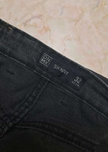 Distressed Black Torn Jeans