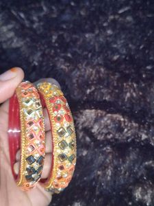 Set of Two Bangle Bracelets