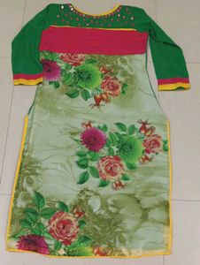 vibrant unique kurti