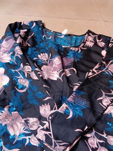 Floral Print Long Sleeve Dress