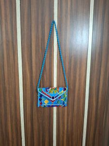 Ethnic crossbones bag