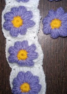 Crochet Flower Hair Accessories