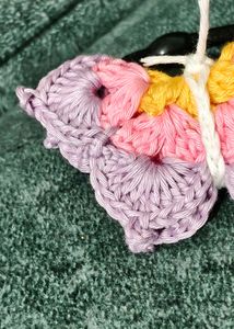 Butterfly Crochet Hair Tie
