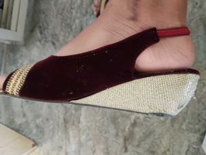 Maroon Colour Heels