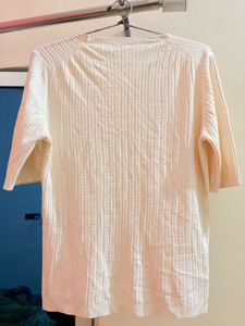 Elegant White Knit Top