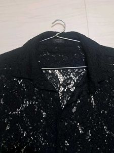 Black Lace Shirt | Unisex