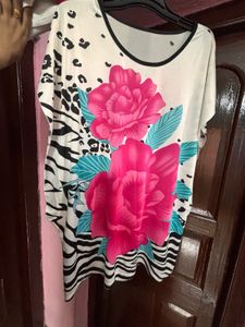 Funky Floral Print Dress