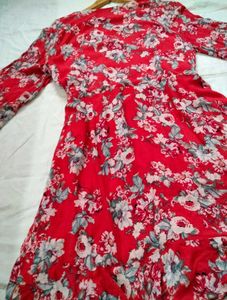 Unused Imported Red Dress