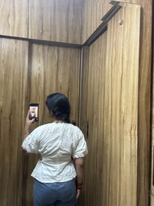 White Puff Sleeve Top