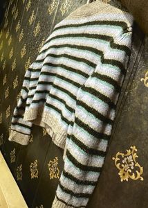 Striped Knit Cardigan🌸