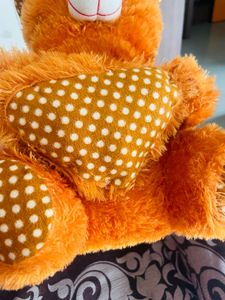 Orange Teddy Bear with Hat