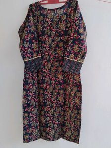 Floral Print Kurta Set