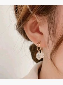 Evil Eye Gold Hoop Earrings