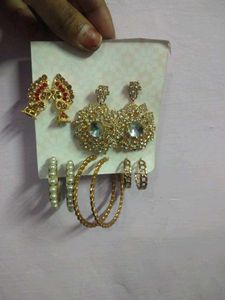 5 Pairs Of Earrings