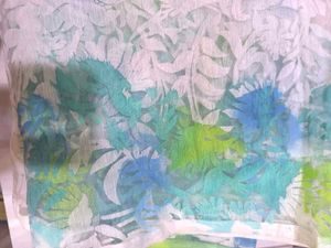 Elegant White Floral Saree