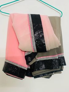 New Multi Colour Saree With Princess Cut Blouse