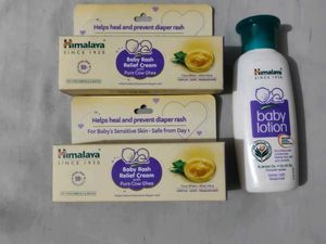 Himalaya Rash Cream & Body Lotion