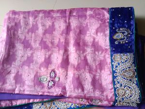 Elegant Pink Saree