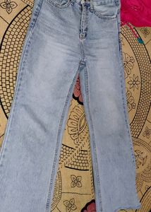 Light Blue Wide Leg Jeans