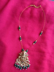 Big Size Laxmi Pendent Invisible Chain