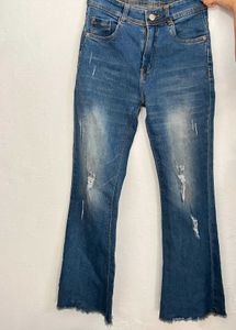 Flared Denim Jeans