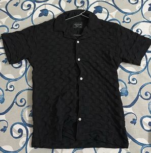 Black Patterned Shirt