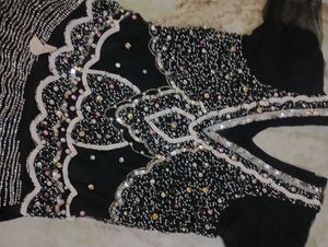 Elegant Black Ethnic Gown