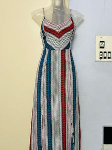 Pintrest Striped Maxi Dress