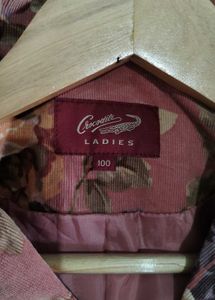 Vintage Crocodile Floral Print Jacket