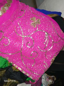 New Saaree Beatifiul Pink Colour Unused💘