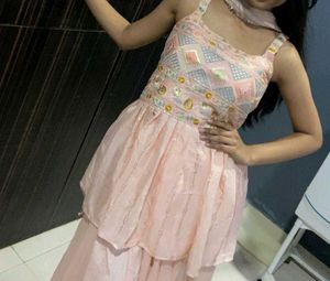 Pink Embellished Sharara Set💗✨💕💕