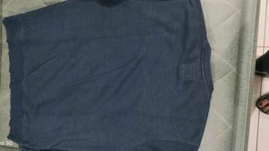 Navy Graphic Print Sweatshirt