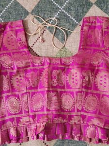 Women Pink Banarasi Blouse 💕