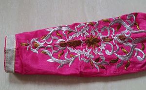 Georgette Saree with Embroidery Blouse 💫