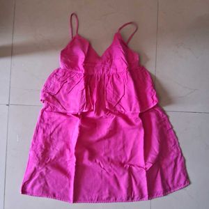 Pink Layered Sundress